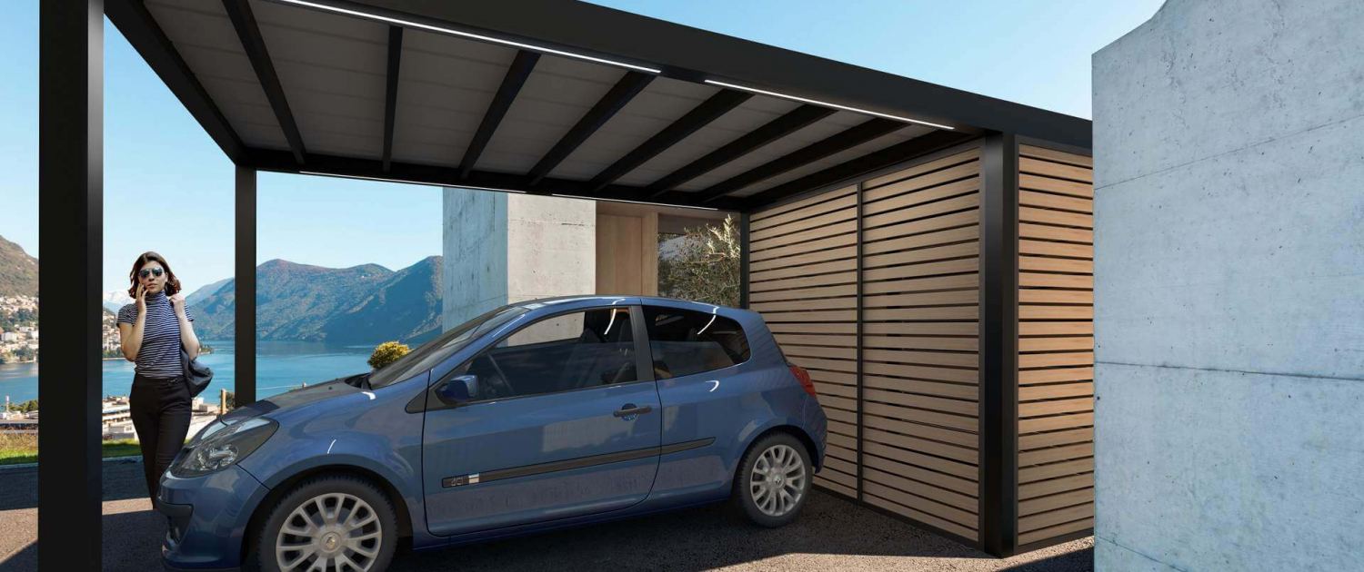 Sunwood Solar Carport BOX tárolóval